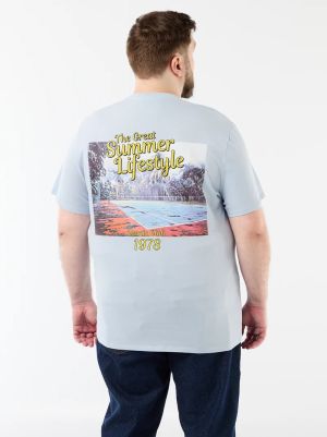 Голям размер мъжка тениска