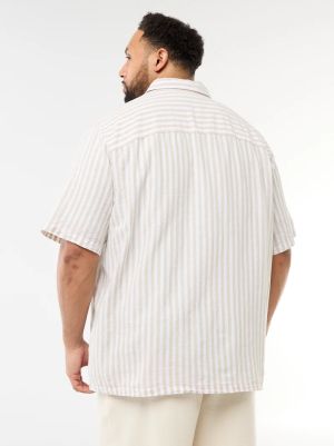 Мъжка  лененa риза голям размер