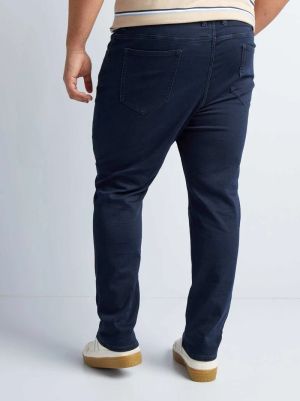 Голям размер мъжки дънки Slim fit 