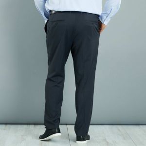 Голям размер мъжки официален панталон