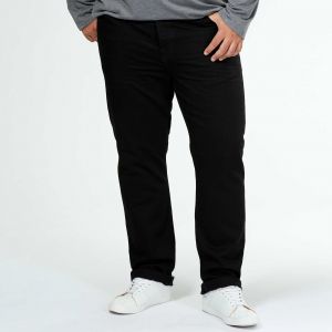 Мъжки черни дънки голям размер