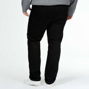 Мъжки черни дънки голям размер