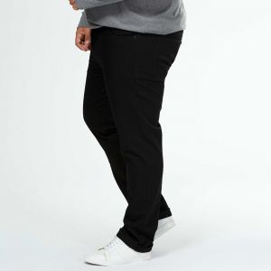 Мъжки черни дънки голям размер