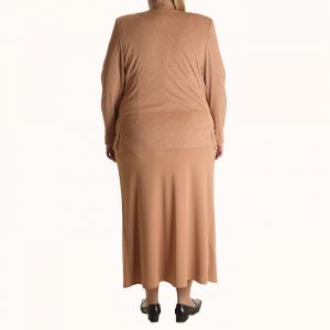 Рокля от две части макси размер