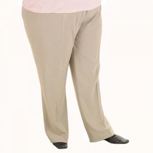 Дамски панталон с еластичен колан макси номер