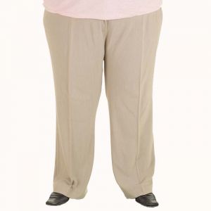 Дамски панталон с еластичен колан макси номер