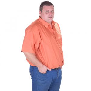 Макси номер мъжка риза с къс ръкав