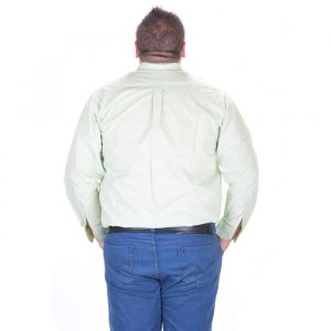 Светло-зелена мъжка риза голям номер