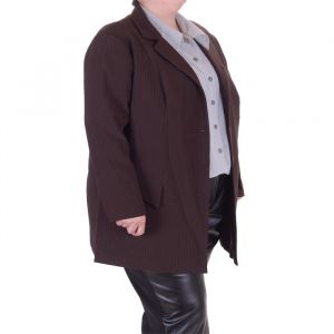 Елегантно дамско сако голям размер