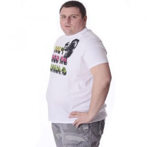 Голям размер мъжка тениска