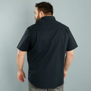 Риза с къс ръкав голям размер